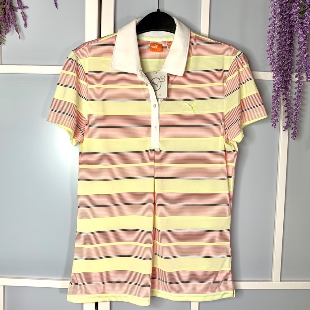 Puma golf shirt cell moisture management